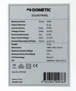 Discount 🥰 Dometic RTS160 RV Rooftop Solar Panel 160W ✔️ -Dometic best sale 163979 5 n