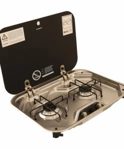 Cheap ⭐ Dometic 2 Burner Gas Stove With Glass Lid 🥰