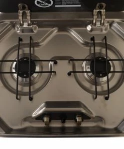 Cheap ⭐ Dometic 2 Burner Gas Stove With Glass Lid 🥰 -Dometic best sale 166404 4 n