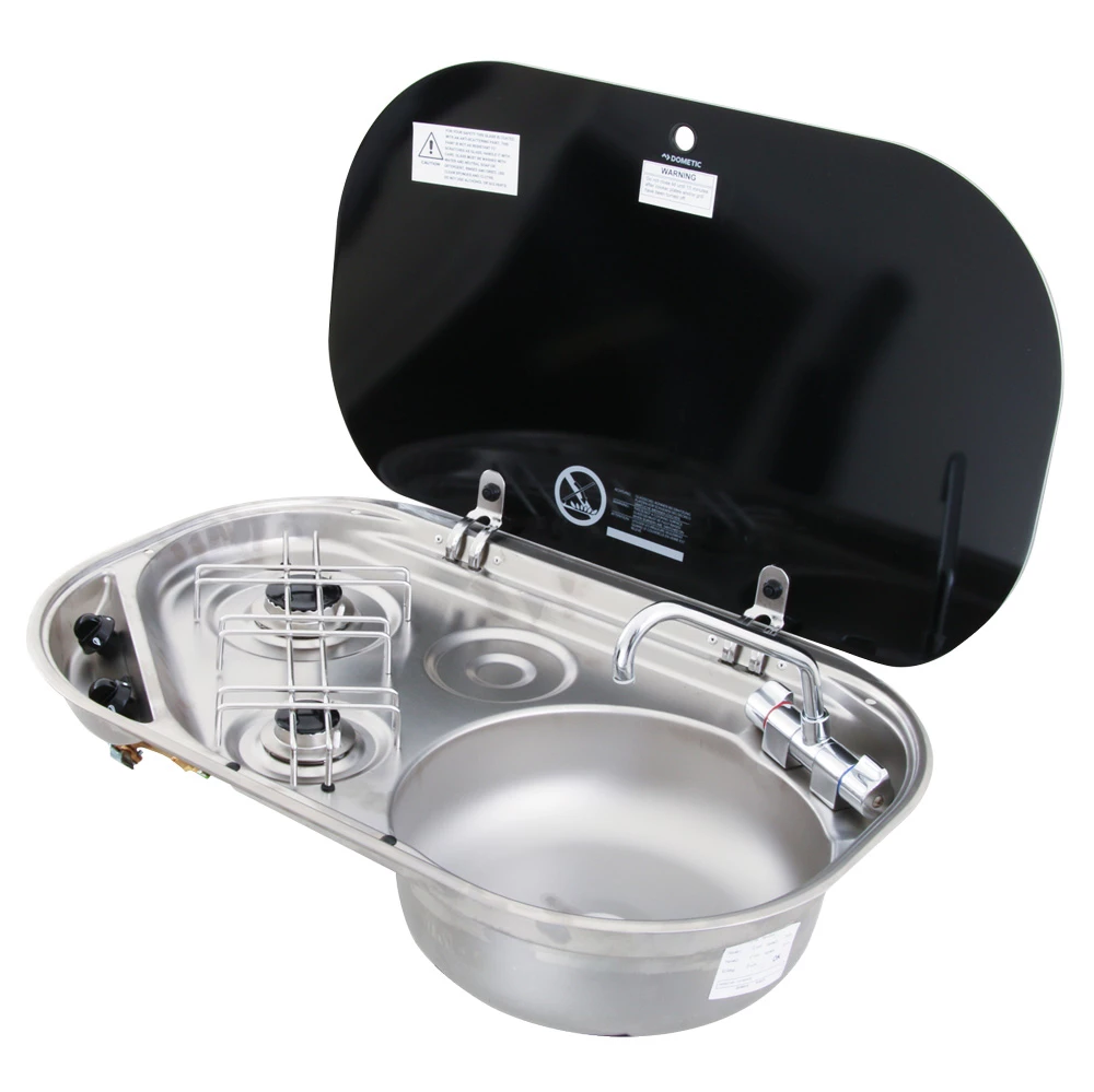 Discount 👏 Dometic 2-Burner Gas Hob With RH Sink And Fold Down Tap 👏 4 Discount 👏 Dometic 2-Burner Gas Hob With RH Sink And Fold Down Tap 👏 - Image 2