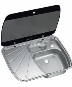 Brand new ✨ Dometic Sink Drainer With Flush Glass Lid 600x445mm 🛒